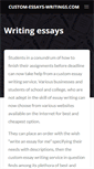 Mobile Screenshot of custom-essays-writings.com